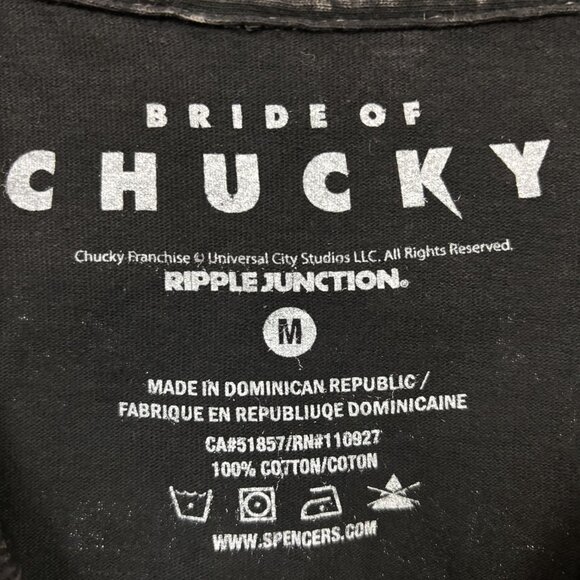 Chucky And Tiffany x Bloody Disgusting Glow in the Dark Tshirt size Medium - Picture 4 of 4